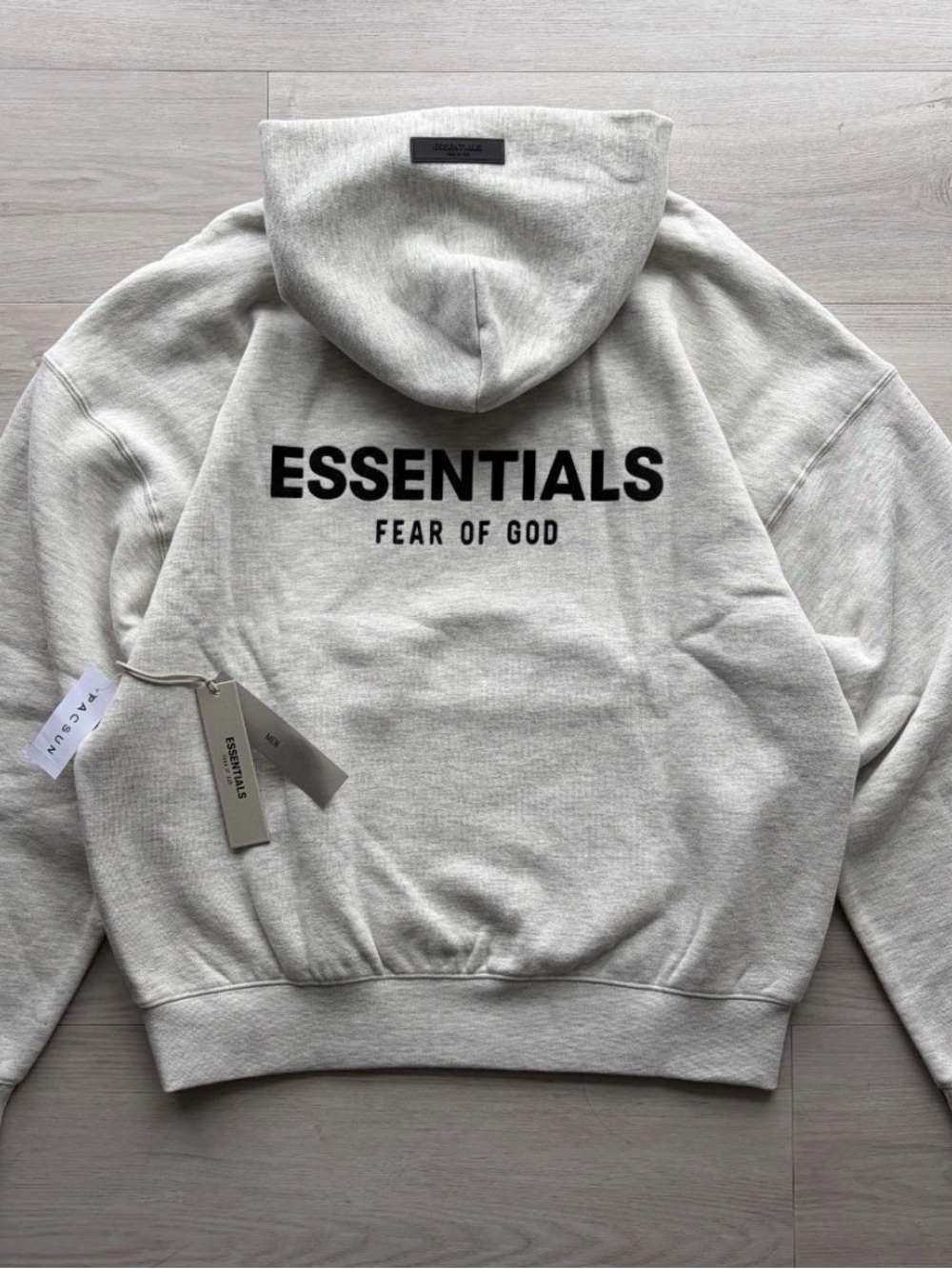 Fear of God Essentials Pullover Hoodie in Heather Gray sizes XS S M L XL - Picture 2 of 4